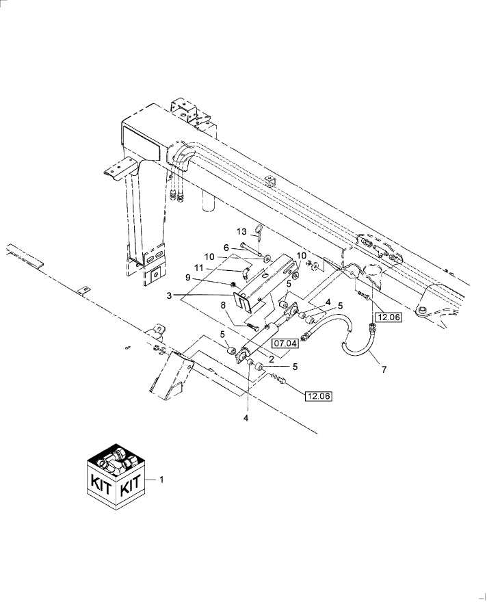 18.01 KIT, HYDRAULIC TILT