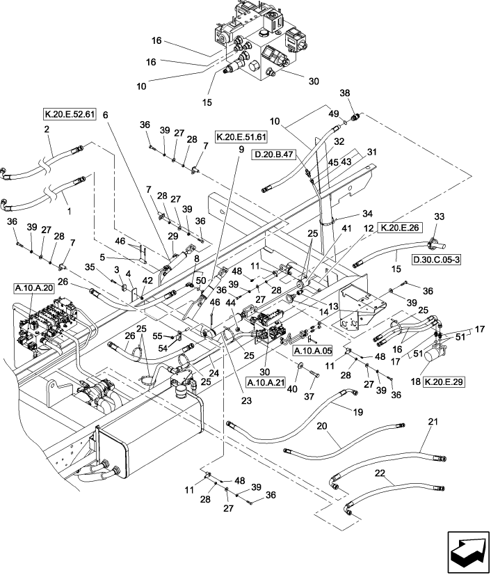  A.10.A.02(1) HYDRAULICS, FRONT, H9880