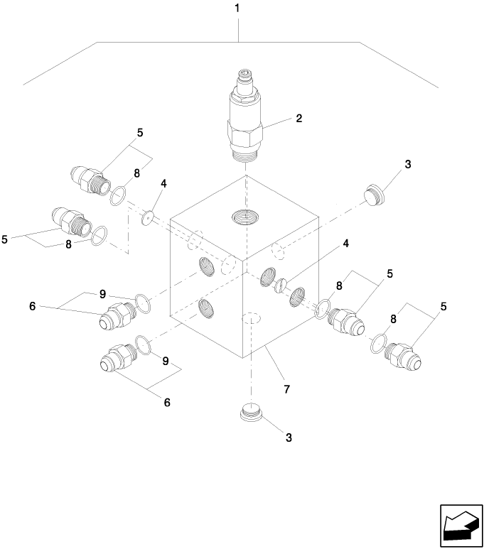  A.10.A.17 HYDRAULIC VALVE, LOAD HOLD