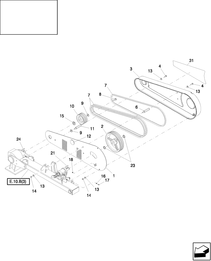 C.50.B.45.40(1) DRIVE, PULLEYS, SHAFTS, & BELTS