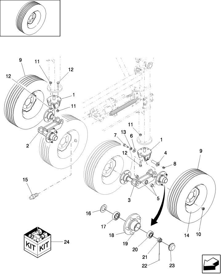 11.03 WHEELS, REAR TANDEM