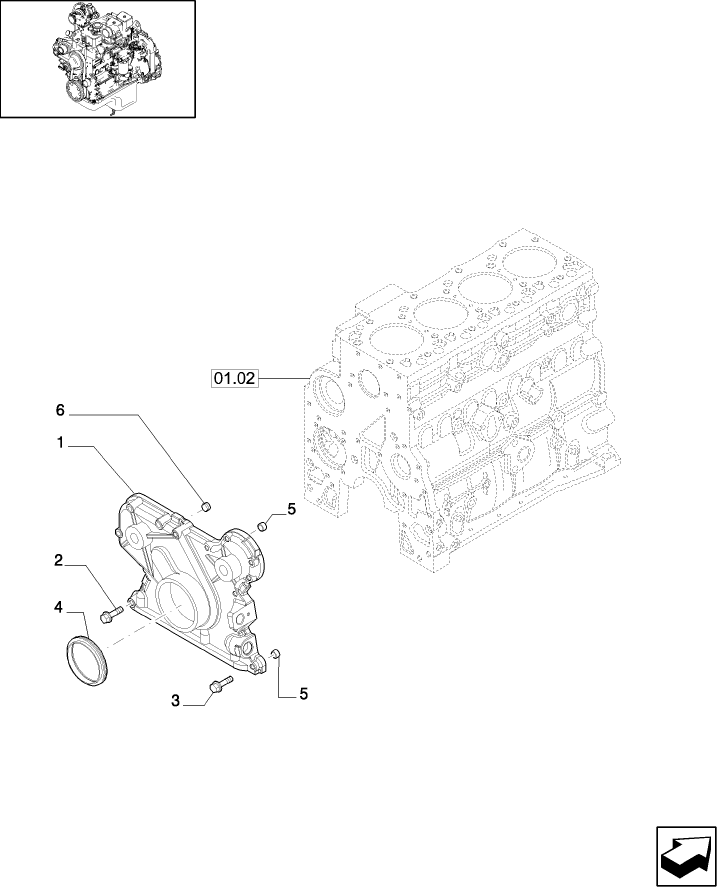 01.04(2.2) CRANKCASE COVERS, FRONT