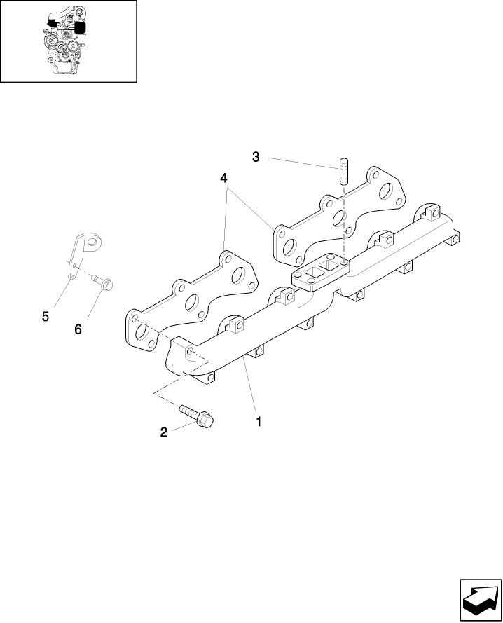 01.06(1.2) EXHAUST MANIFOLD