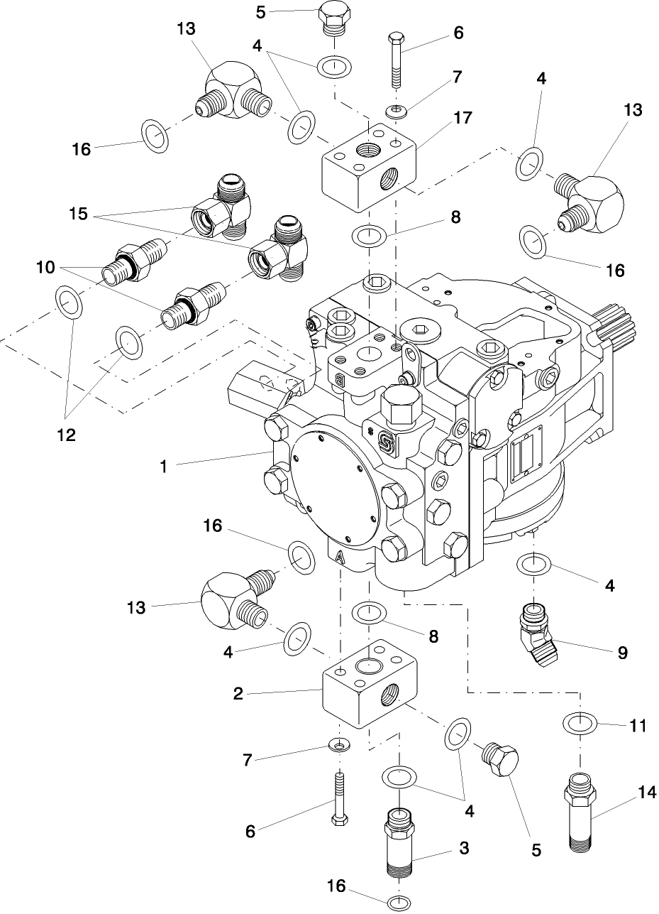 03.07(1.1) PISTON PUMP FITTINGS