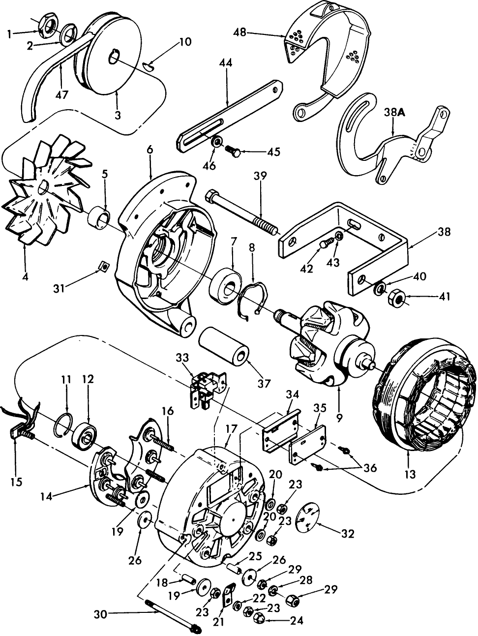 11F01 ALTERNATOR ASSEMBLY