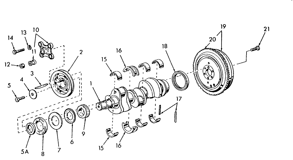 06B01 CRANKSHAFT, FLYWHEEL & RELATED PARTS