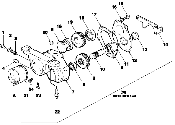 03F08 4WD GEARBOX ASSEMBLY