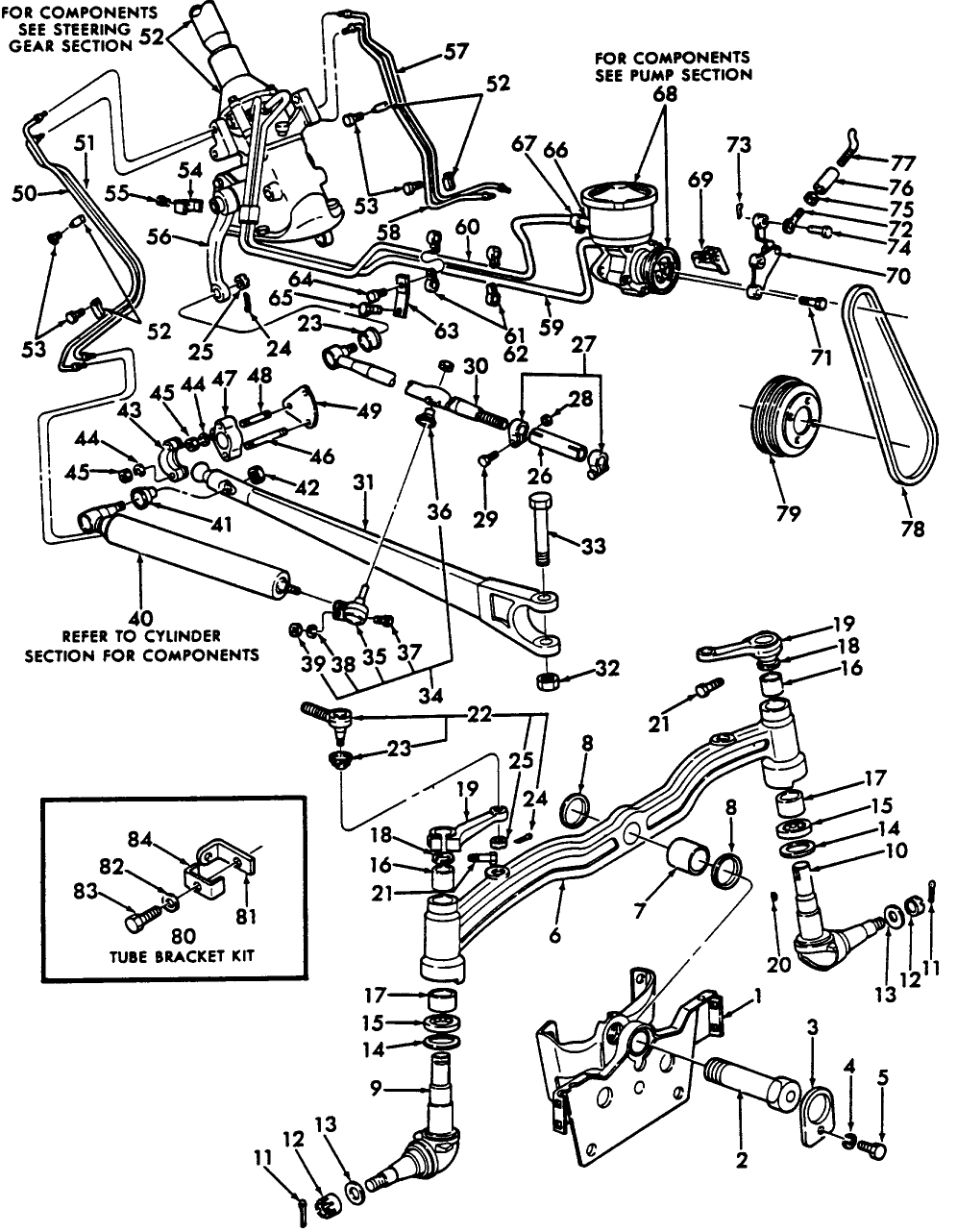 03A05 FRONT AXLE, STEERING & RELATED PARTS INDUSTRIAL & GROVE - 2030,2130,4030,4130,4121,1811,1821,1841,1871,1881