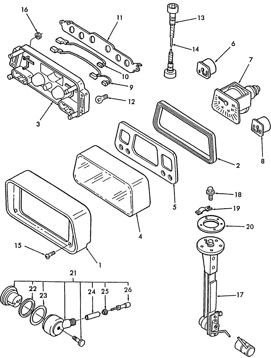 12A01 INSTRUMENT CLUSTER