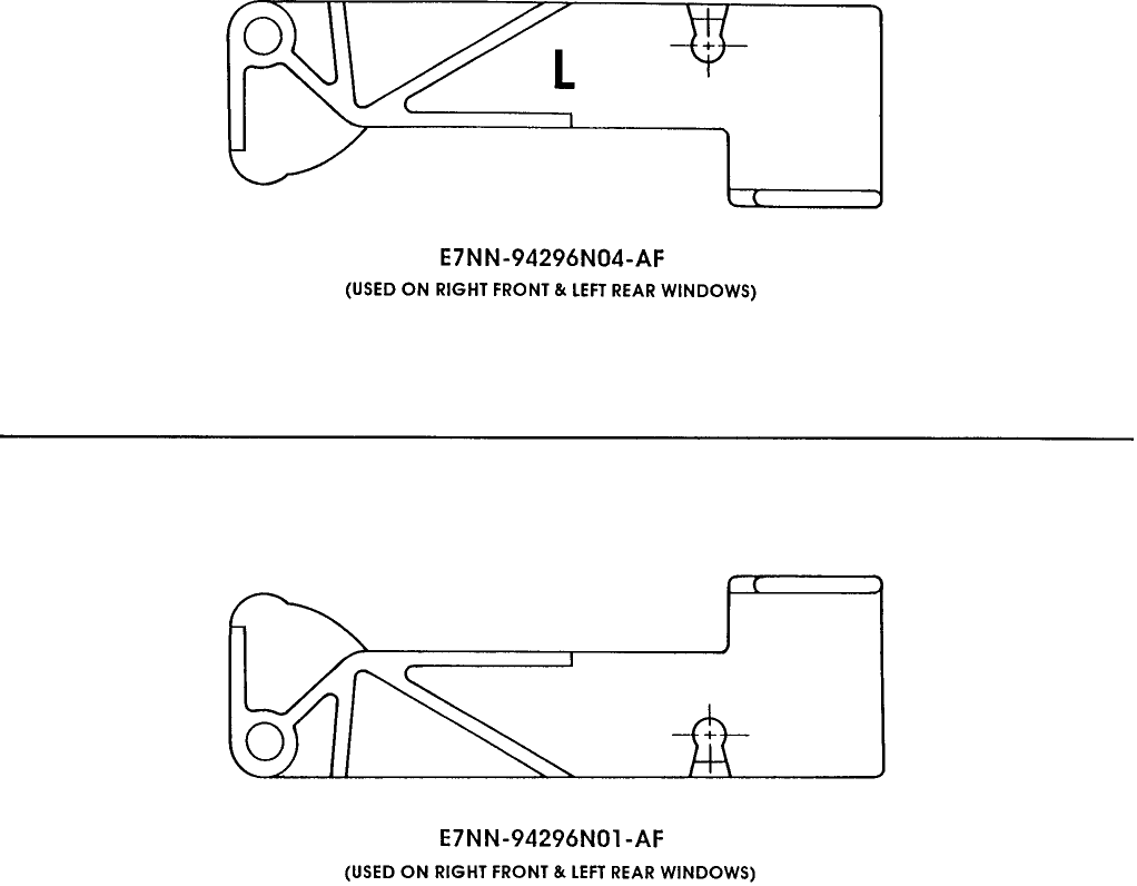 15U01 WINDOW HANDLE - 455C, 455D