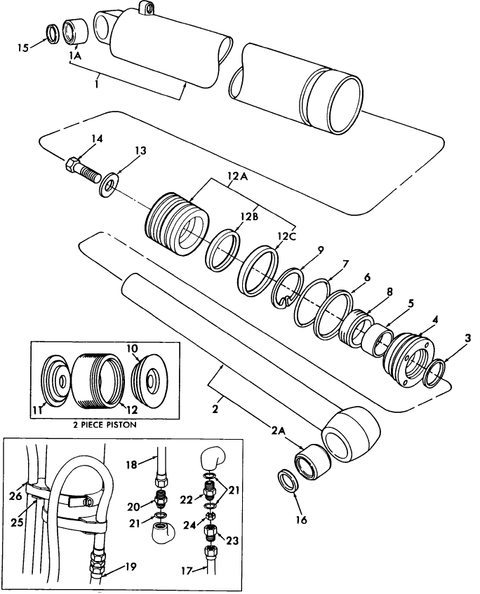 20H01 LIFT CYLINDER ASSEMBLY