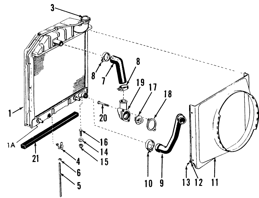 08A01 RADIATOR & RELATED PARTS