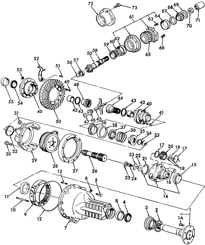 04A01 REAR AXLE DIFFERENTIAL & RELATED PARTS