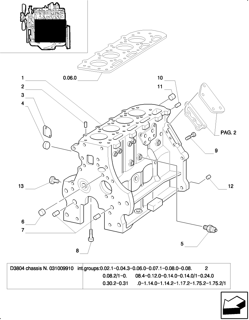 0.04.0(01) CRANKCASE AND CYLINDERS