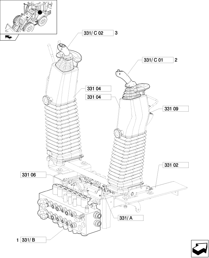 331(01) TOWER ASSY 6 SECTIONS (CENTER PIVOT) - EU