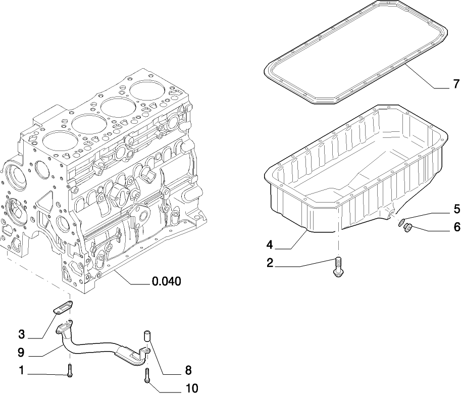 0.042(01) OIL PUMP, PAN