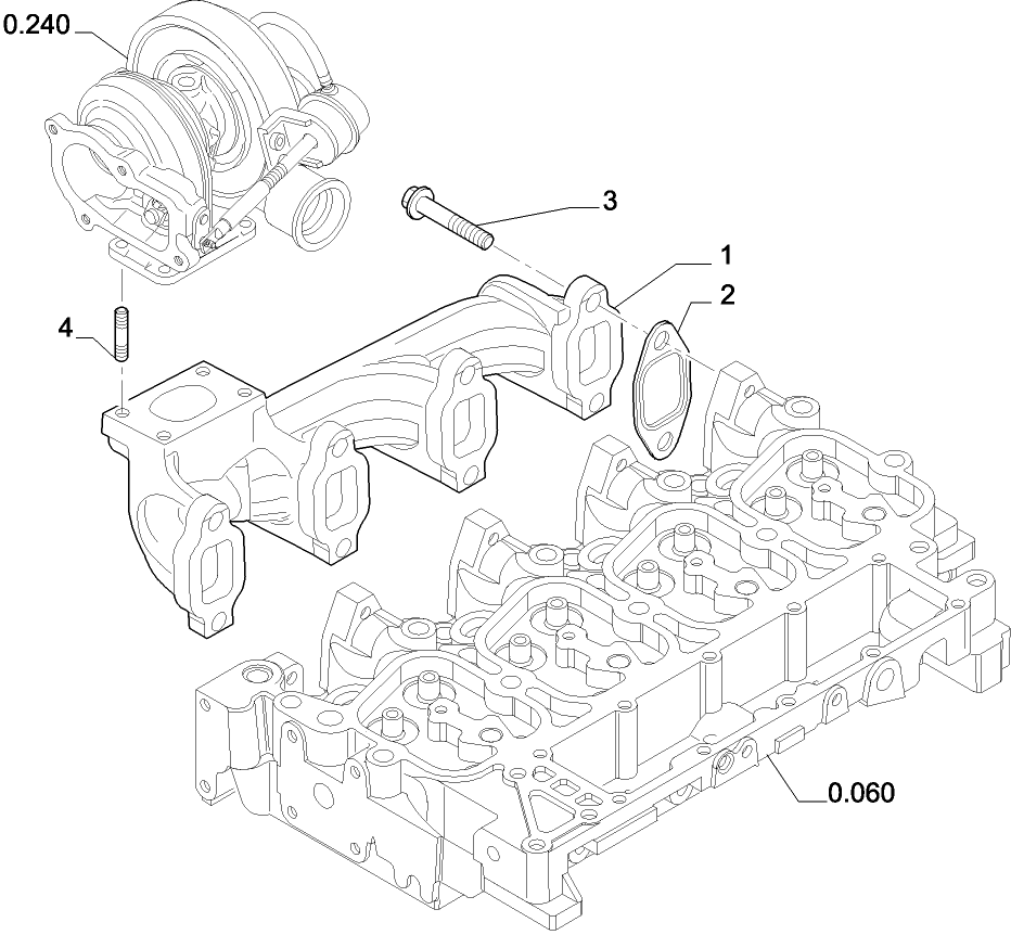 0.077(01) MANIFOLD -  EXHAUST