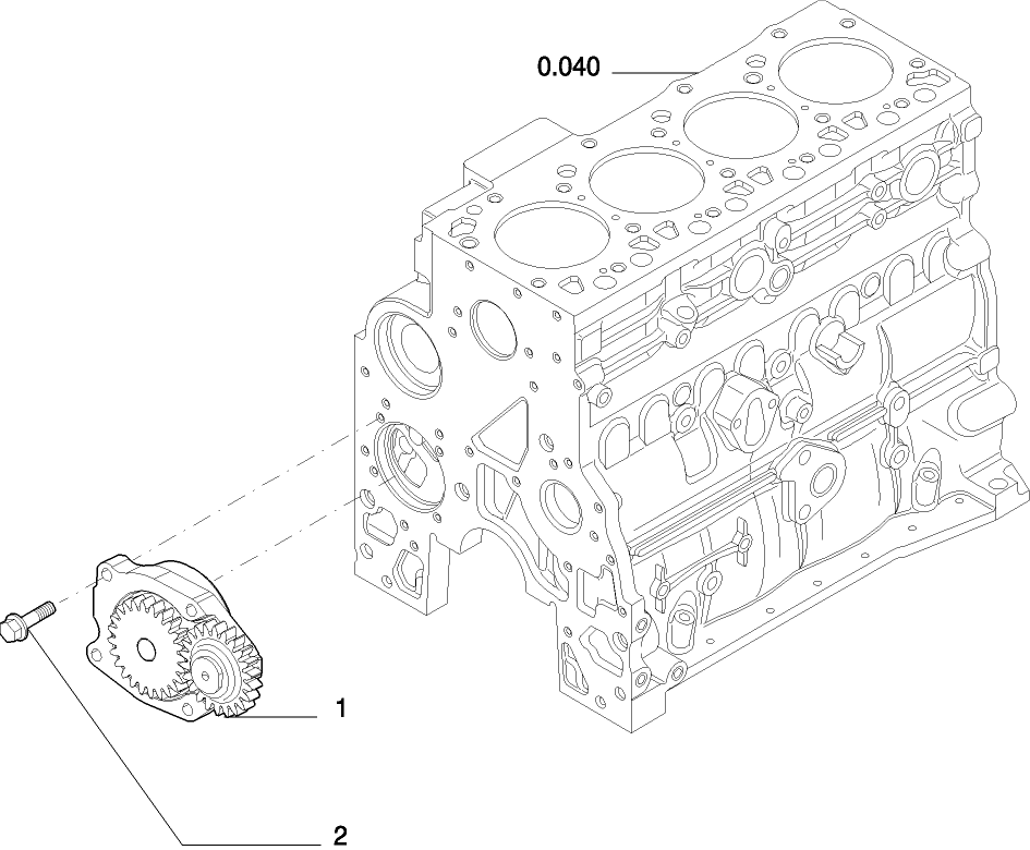 0.300(01) OIL PUMP - ENGINE