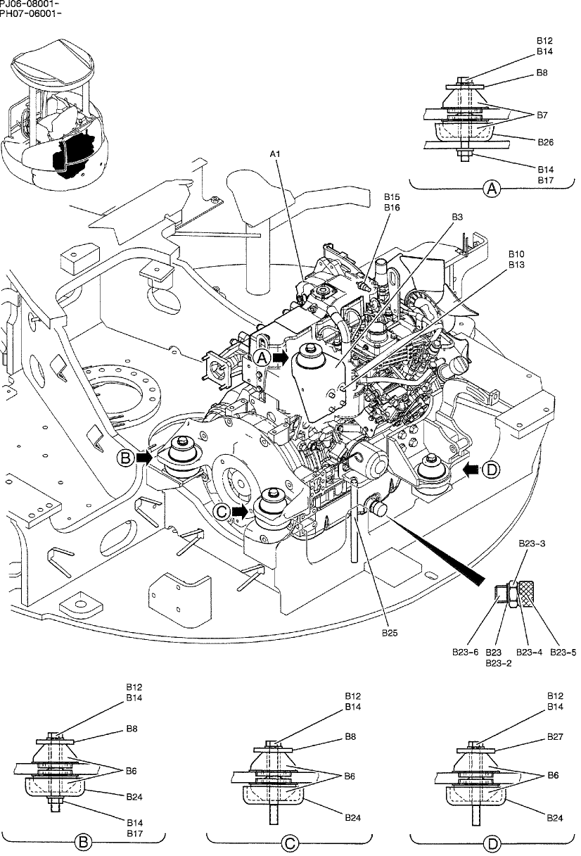 05-002 ENGINE INSTAL (COOLER)