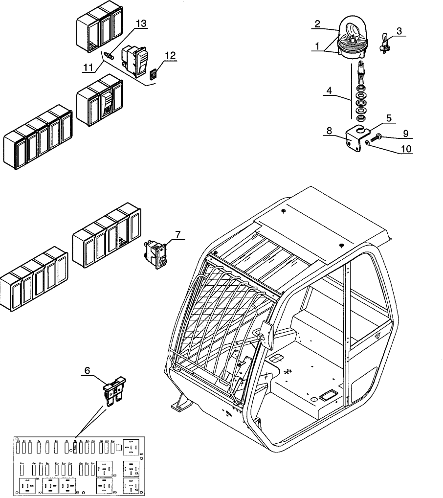 18.764 REVOLVING FLASH LIGHT