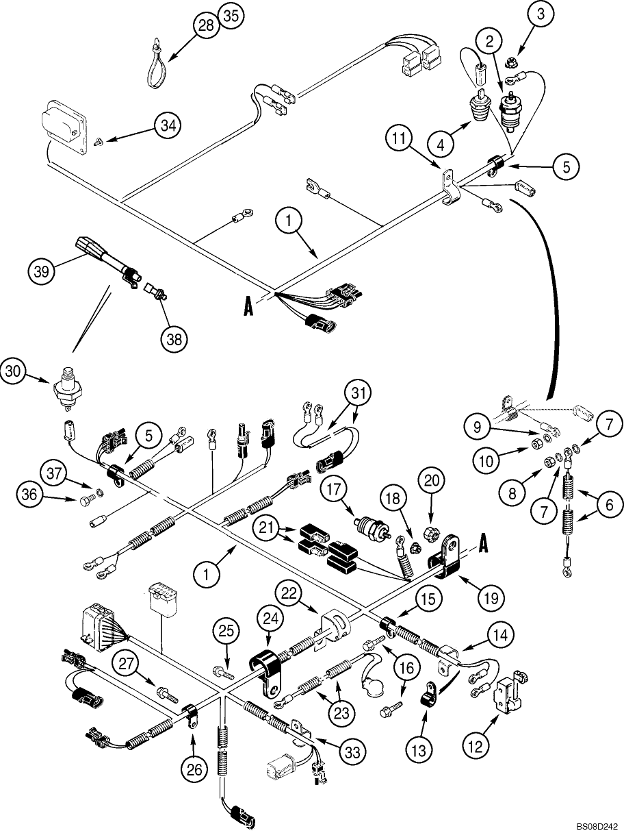 04 -04 HARNESS, ENGINE - MOUNTING AND CONNECTIONS
