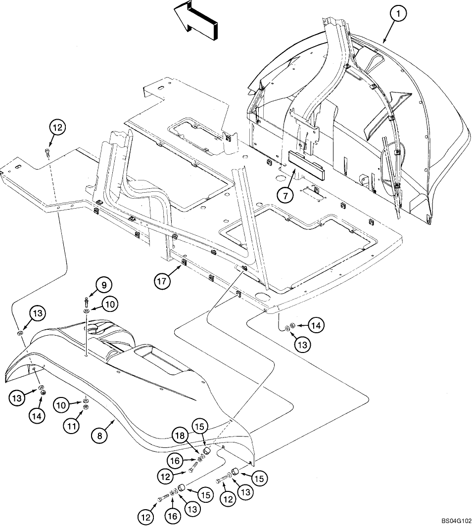 09 -24B FENDER, REAR (CAB MODELS) (IF USED)
