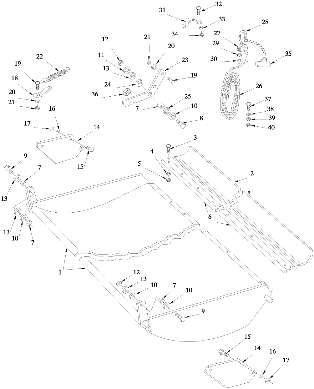016 OPTIONAL SLURRY MANURE PAN