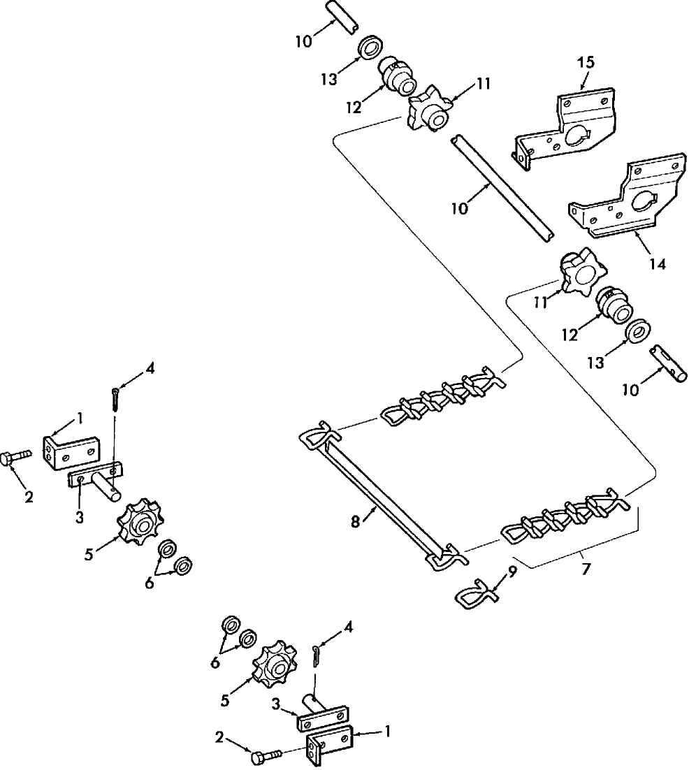 005 APRON CHAIN & DRIVES