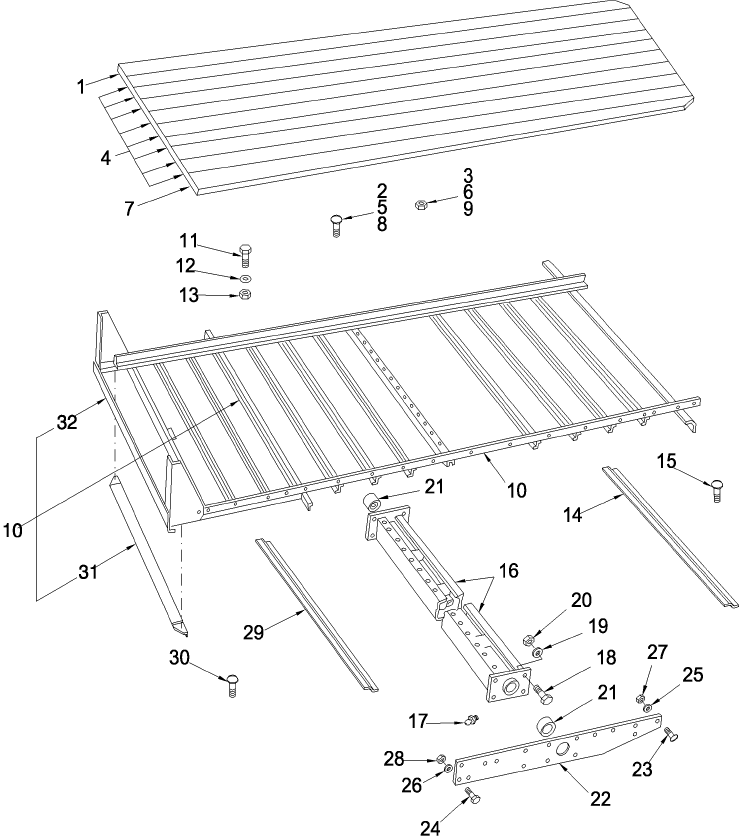 004 MAIN FRAME & FLOOR