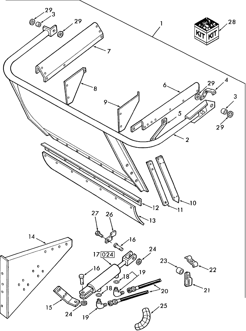 023 HYDRAULIC ENDGATE