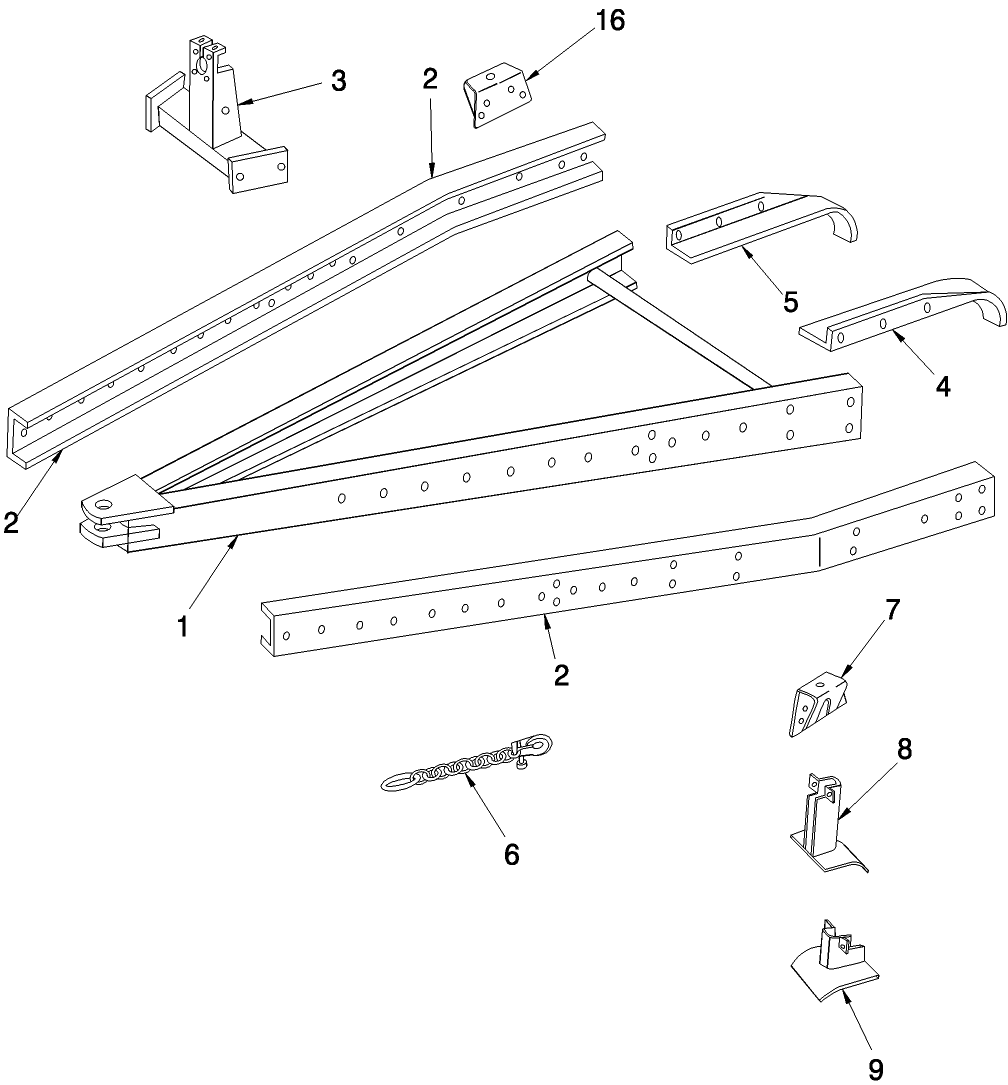 002(1) HITCH FRAME
