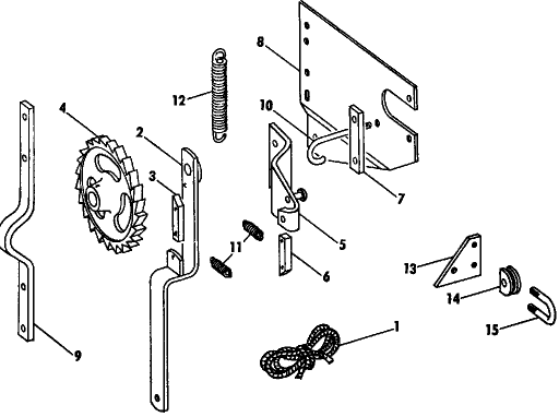 020 99228 FLUID END GATE ATTACHMENT RH SUPPORTS & CONTROLS, 200, 221 & 222