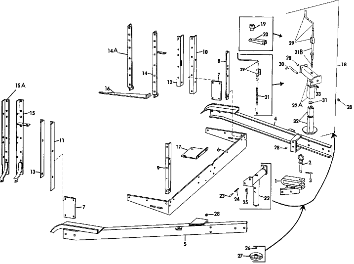 001 HITCH, TONGUE SUPPORTS, ANGLES & JACK