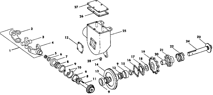 011 GEARBOX, 220, 221 & 222 ON & BSN 7916