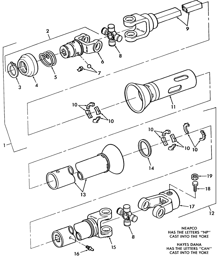 001 POWER TAKE OFF DRIVE