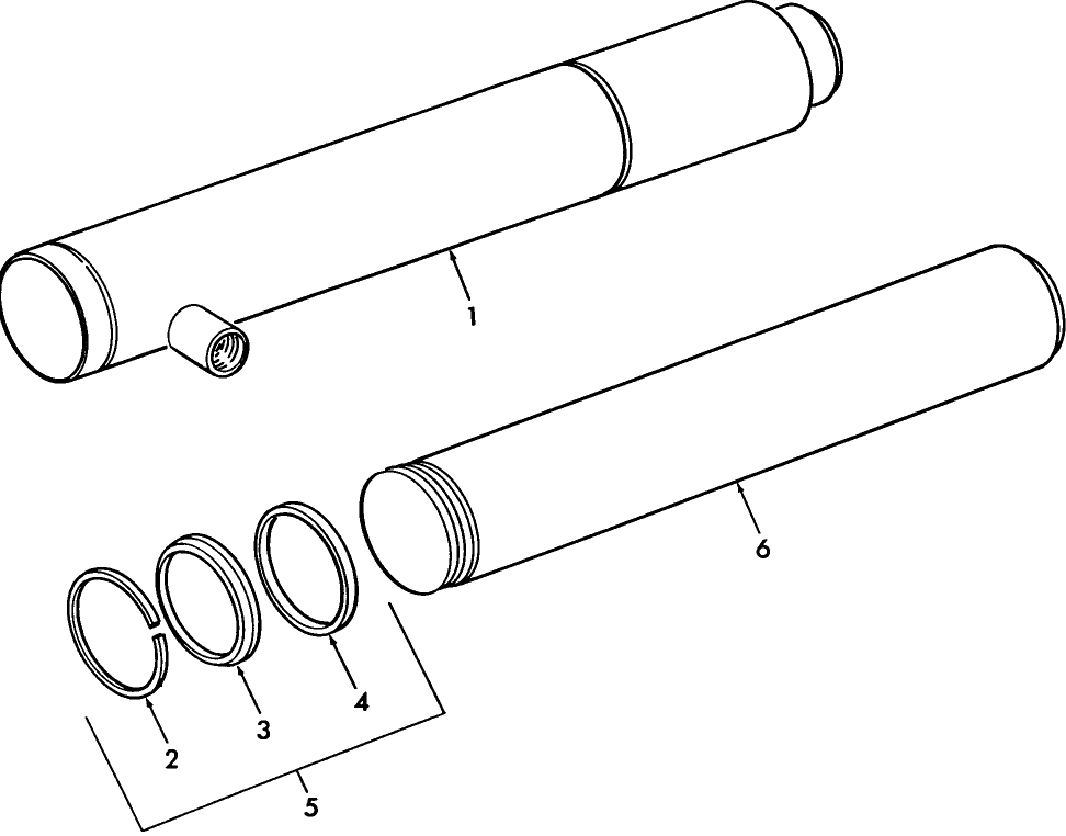 007 AUGER LIFT CYLINDER ASSEMBLY