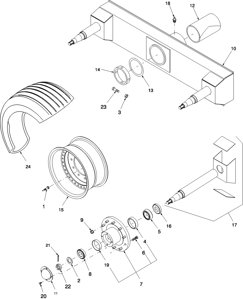 006 AXLE, TANDEM