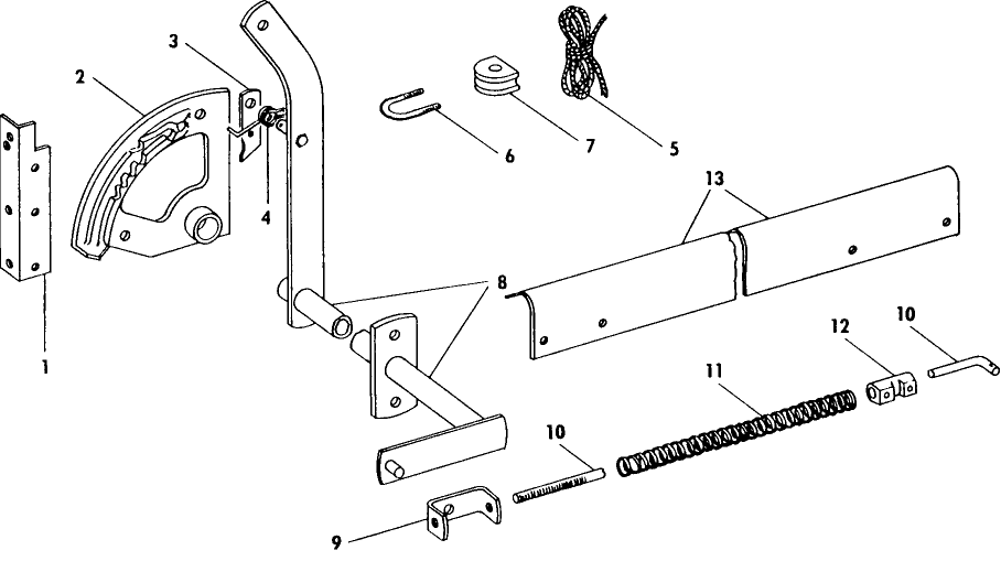 006 FEED LEVER & CONTROL ROD