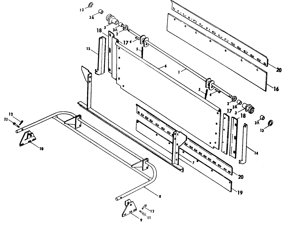 015 MODEL 327T MANURE SPREADER, 97587 & 97010 SEMI-FLUID END GATE