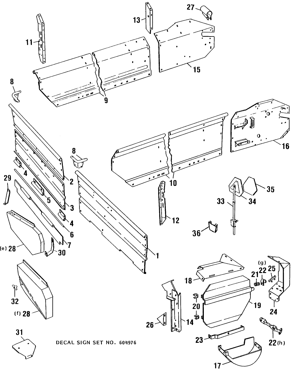 011 ENDGATE, SIDES & SHIELDS
