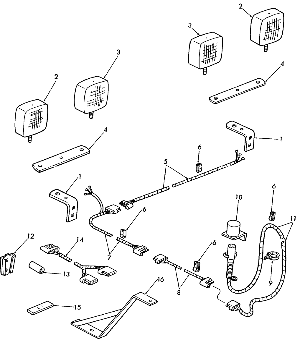 018 TRAILING LIGHT KIT, 9612876