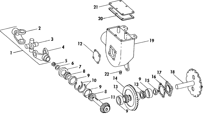 005 GEARBOX GROUP, USED ON & BSN 26419