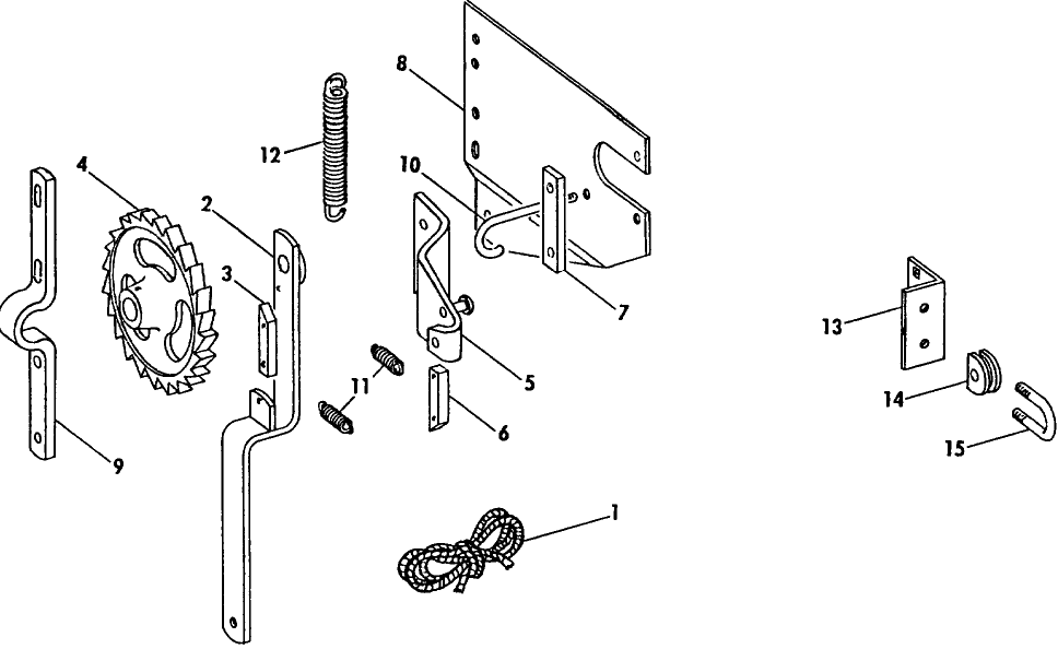 022 ATTACHMENTS, FLUID END GATE ATTACHMENT, SUPPORTS & CONTROLS, RH