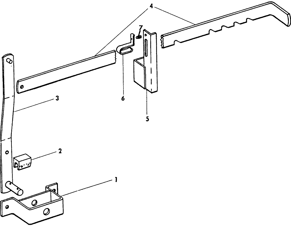 024 ATTACHMENTS, REAR END CONTROL LEVER ATTACHMENT