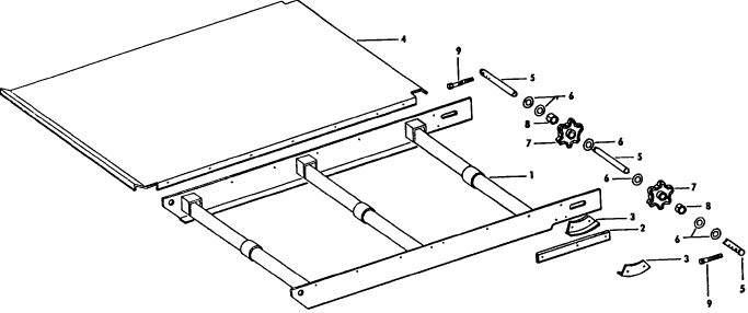 028 CROSS CONVEYOR ATTACHMENT, EXTENSION FRAME & IDLER GROUP
