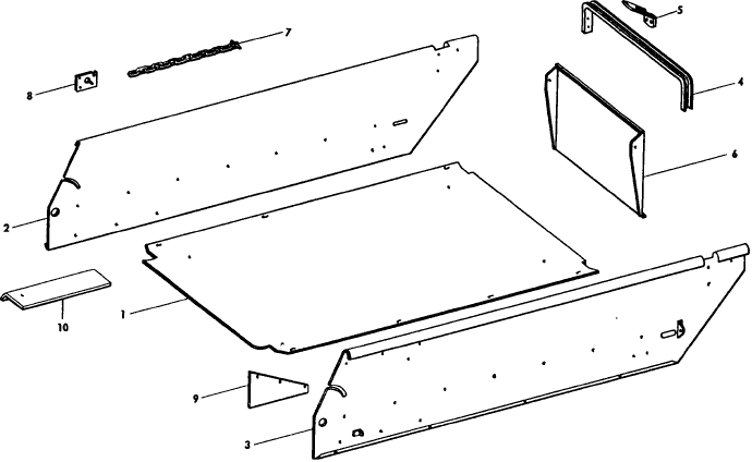 029 CROSS CONVEYOR ATTACHMENT, EXTENSION FLOOR, SLIDES, & DEFLECTOR G