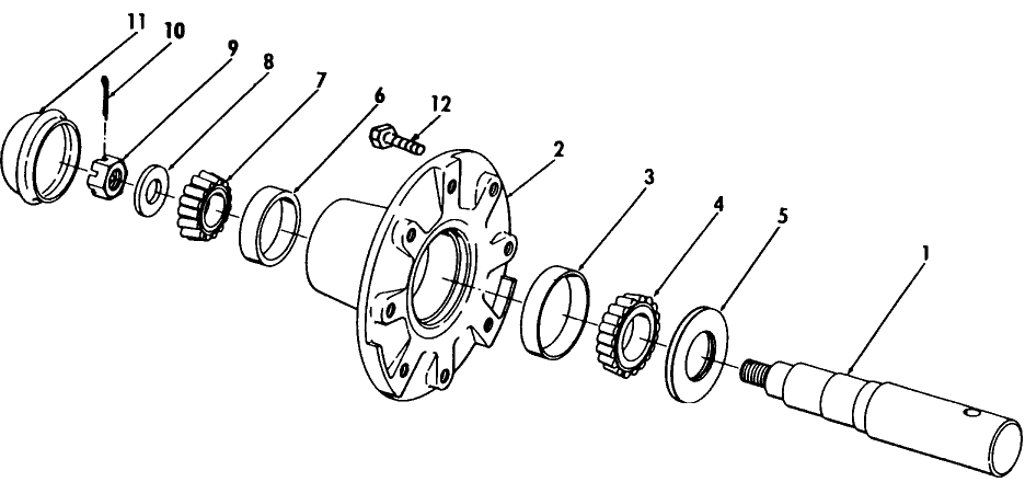 006 HUB & SPINDLE, 344, 345, 345L & 362