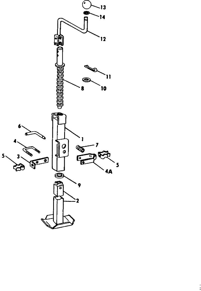 004 JACK ASSEMBLY, USED ON & ASN 1511 - 346, USED ON & ASN 1015 - 365