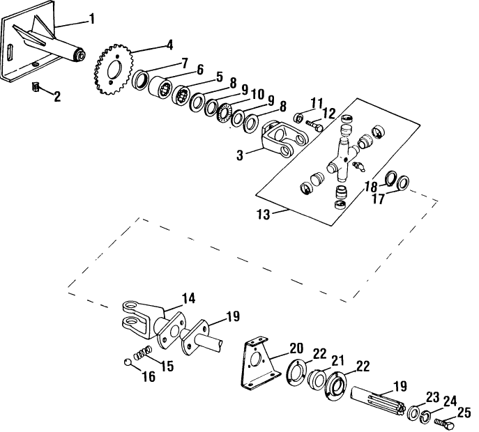 001 DRIVESHAFT, 318, BSN 412