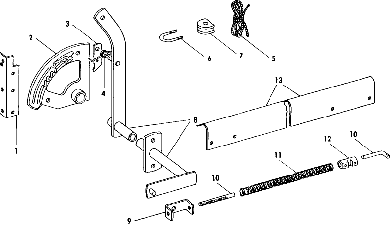 005 FEED LEVER & CONTROL ROD, 470 & 475